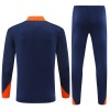 Niederlande Training Sweatshirts Quarter-zip 2024-25 Marine Für Kinder